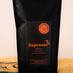 Espresso - Kaffebohnen - Geröstet in Lychen von der Waldwerk Rösterei